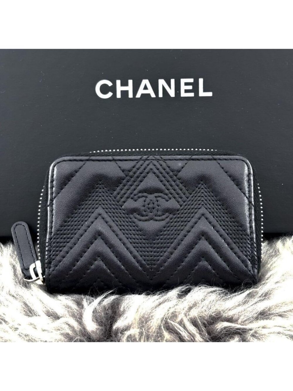 Chanel Wallet Stitch Coin Purse